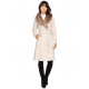 Пальто с меховым воротником Guess