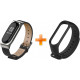Фитнес-трекер Xiaomi Mi Band 3 MiJobs PU Черный/Серебро